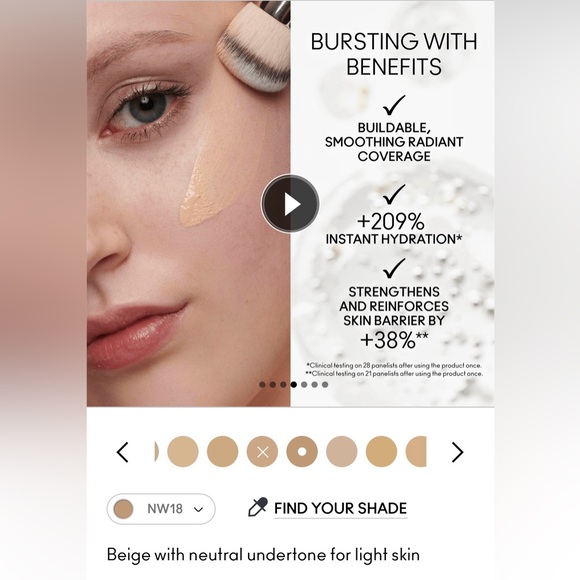 MAC Studio Radiance Serum Powdered Foundation in NW18 - Picture 5 of 5